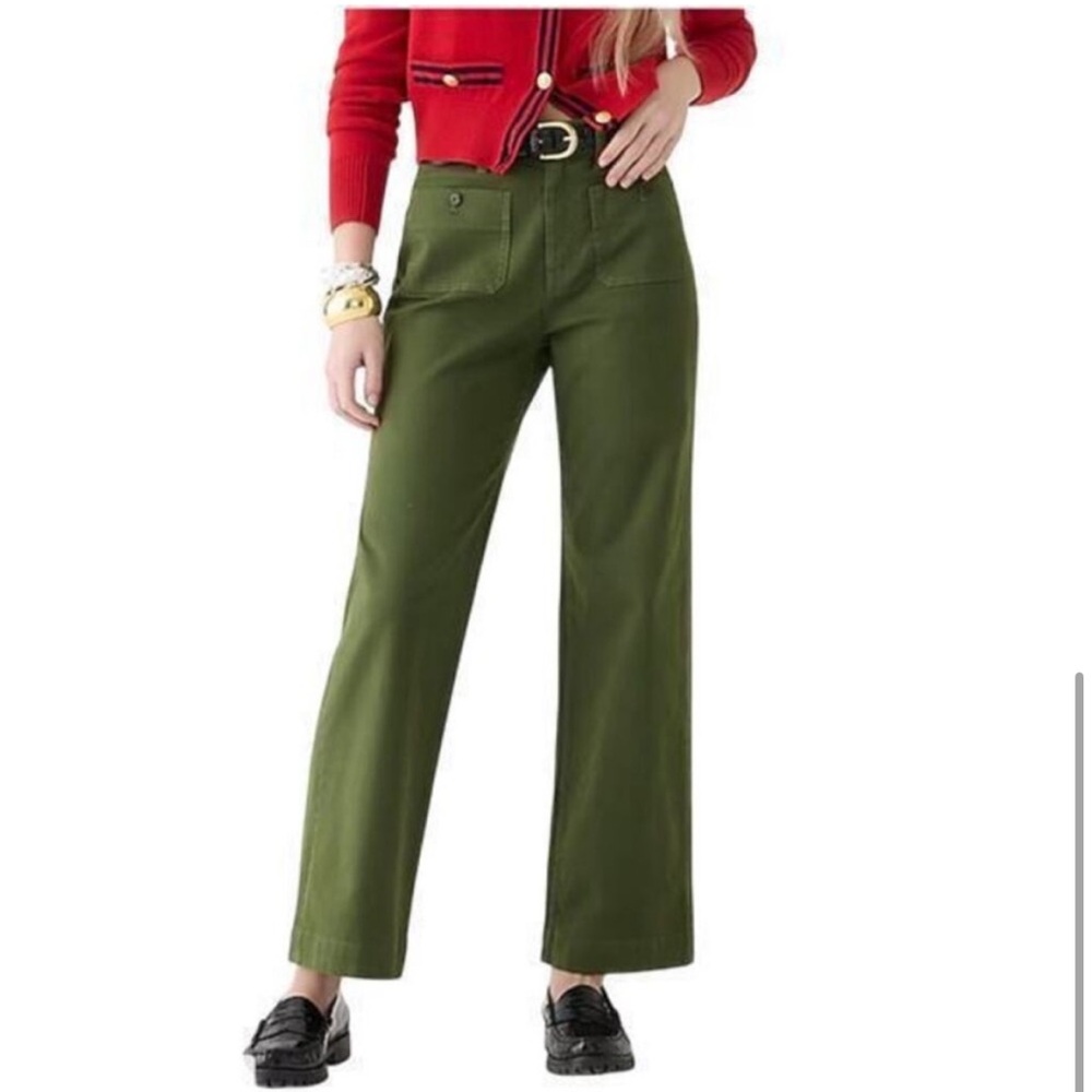 J.Crew Sailor Slim Wide Leg Chino